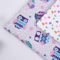 Flanela de tecido infantil Impresso 100% algodão para pijamas de cobertor de bebê